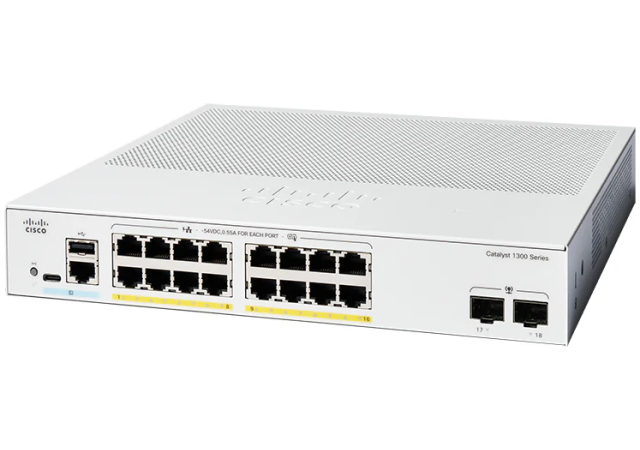 Cisco C1300-16P-2G - Managed Switch