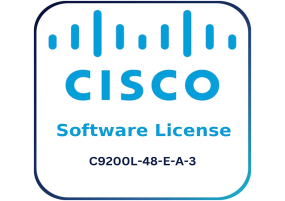 Cisco C9200L-48-E-A-3 48 port NW DNA Ess to NW DNA Adv Upgrade License (3Y) - Software License