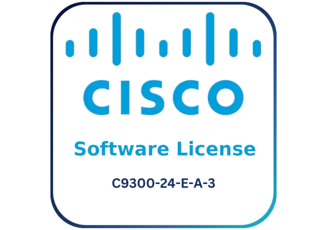 Cisco C9300-24-E-A-3 - Software License