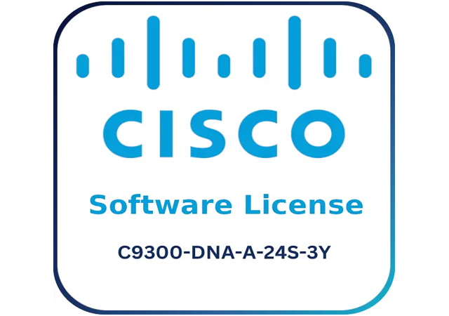 Cisco C9300-DNA-A-24S-3Y - Software License