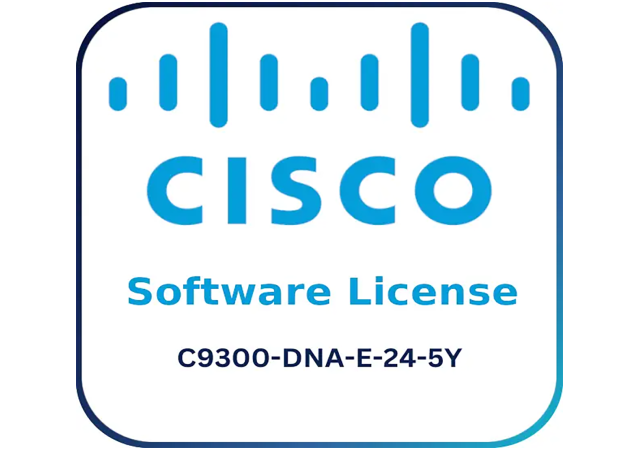 Cisco C9300-DNA-E-24-5Y - Software License