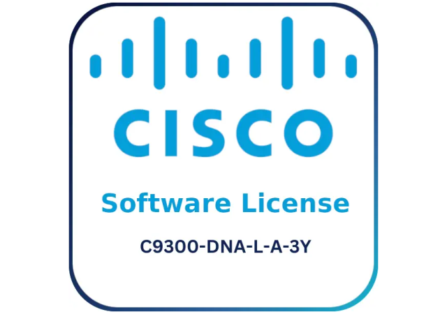 Cisco C9300-DNA-L-A-3Y - Software Licence