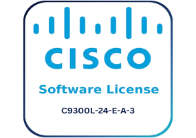 Cisco C9300L-24-E-A-3 24 port NW DNA Ess to NW DNA Adv Upgrade License (3Y) - Software License