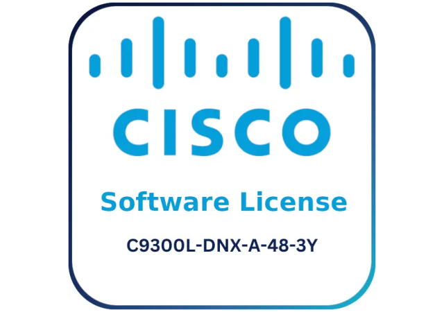 Cisco C9300L-DNX-A-48-3Y - Software Licence