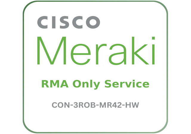 Cisco Meraki CON-3ROB-MR42-HW RMA Only Service - Warranty & Support Extension