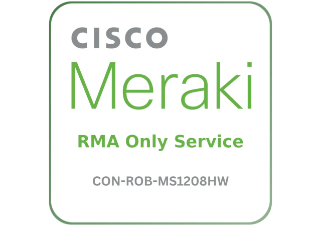 Cisco Meraki CON-ROB-MS1208HW RMA Only Service - Warranty & Support Extension