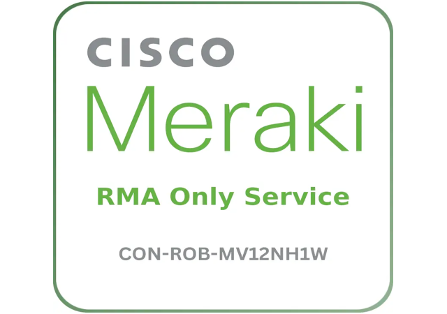 Cisco Meraki CON-ROB-MV12NH1W RMA Only Service - Warranty & Support Extension