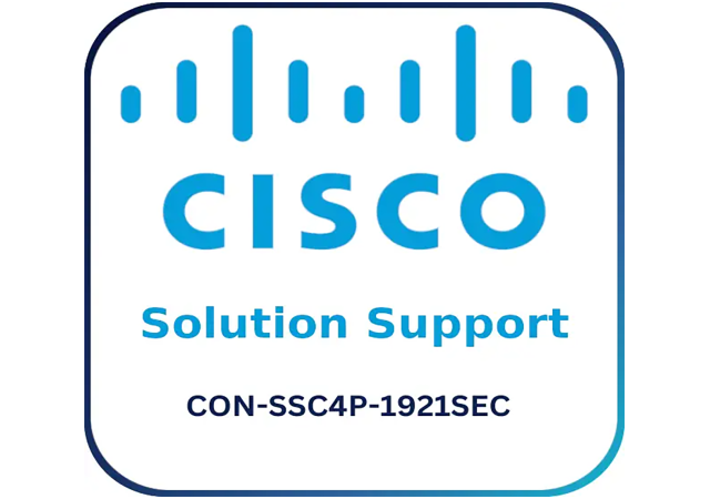 Cisco CON-SSC4P-1921SEC Solution Support - Warranty & Support Extension