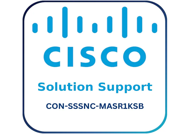 Cisco CON-SSSNC-MASR1KSB Solution Support - Warranty & Support Extension