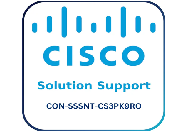 Cisco CON-SSSNT-CS3PK9RO Solution Support (SSPT) - Warranty & Support Extension