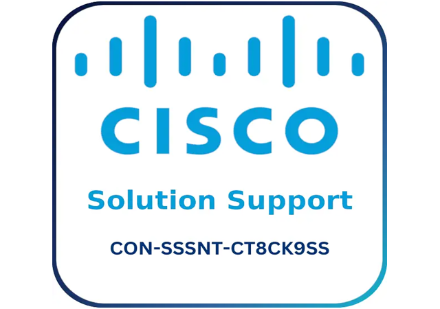 Cisco CON-SSSNT-CT8CK9SS Solution Support (SSPT) - Warranty & Support Extension