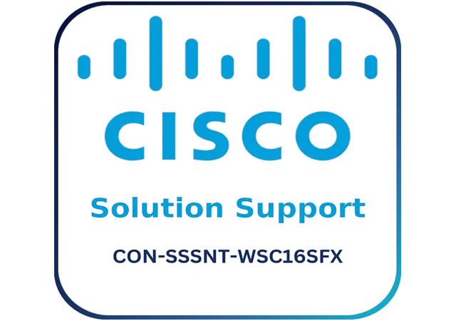 Cisco CON-SSSNT-WSC16SFX Solution Support (SSPT) - Warranty & Support Extension