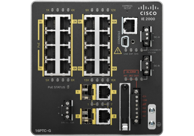 Cisco Industrial IE-2000-16PTC-G-NX - Network Switch