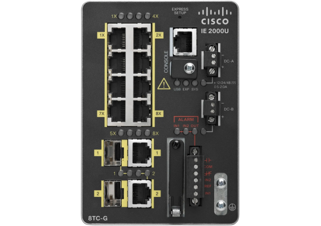 Cisco Industrial IE-2000U-8TC-G - Network Switch