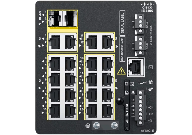 Cisco Catalyst IE-3100-18T2C-CC-E - Industrial Switch