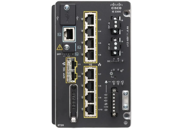 Cisco Catalyst IE-3300-8T2X-A - Industrial Switch