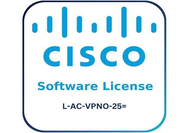 Cisco L-AC-VPNO-25= - Software License