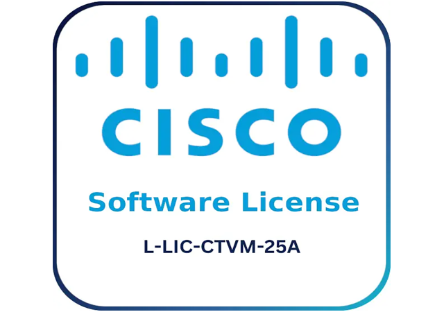 Cisco L-LIC-CTVM-25A 25 AP Adder License, Virtual Controller (eDelivery) - Software License