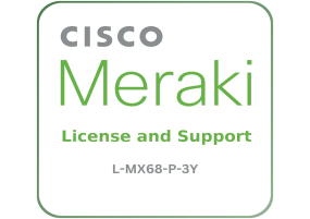 Cisco Meraki L-MX68-P-3Y - Software License