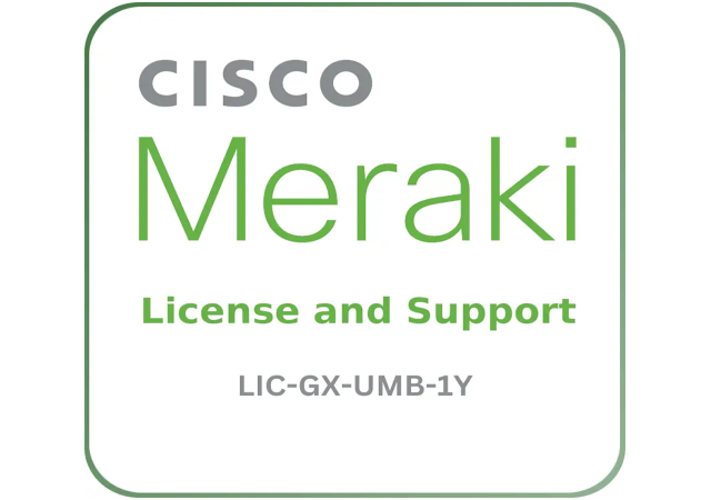 Cisco Meraki LIC-GX-UMB-1Y - Software License