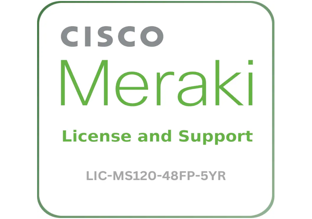 Cisco Meraki LIC-MS120-48FP-5YR - License and Support Service