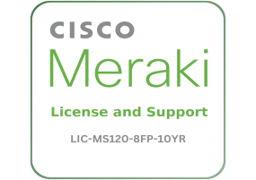 Cisco Meraki LIC-MS120-8FP-10YR - License and Support Service