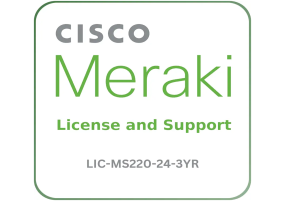 Cisco Meraki LIC-MS220-24-3YR - License and Support Service