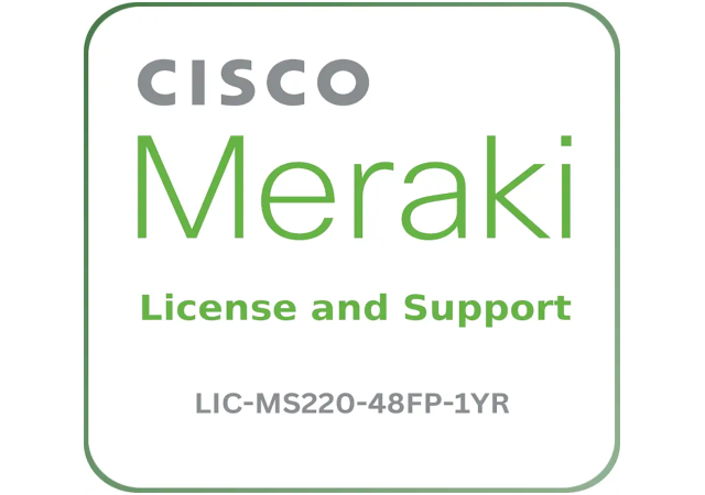 Cisco Meraki LIC-MS220-48FP-1YR - License and Support Service