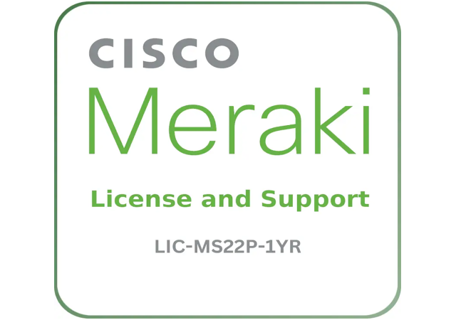 Cisco Meraki LIC-MS22P-1YR - License and Support Service