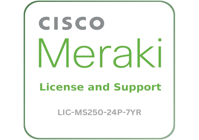 Cisco Meraki LIC-MS250-24P-7YR - License and Support Service