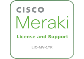 Cisco Meraki LIC-MV-1YR MV Enterprise License and Support, 1 Year - Software License