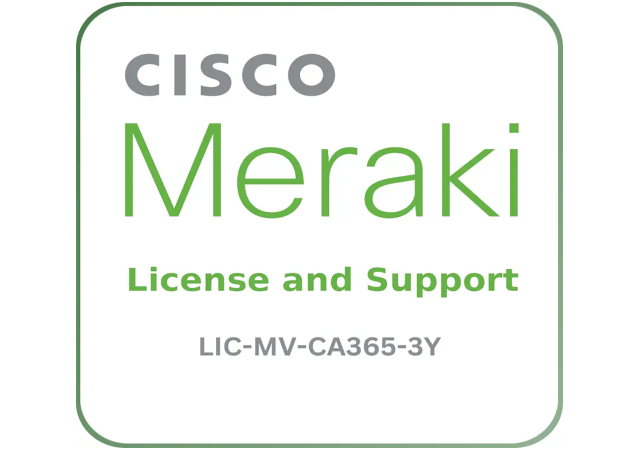 Cisco Meraki LIC-MV-CA365-3Y - License and Support Service