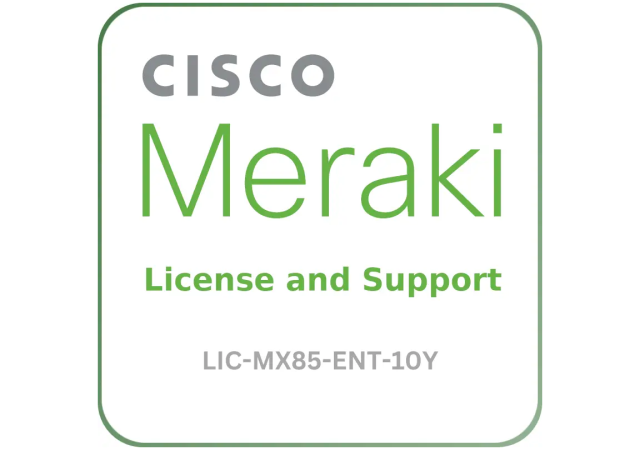 Cisco Meraki LIC-MX85-ENT-10Y - License and Support Service