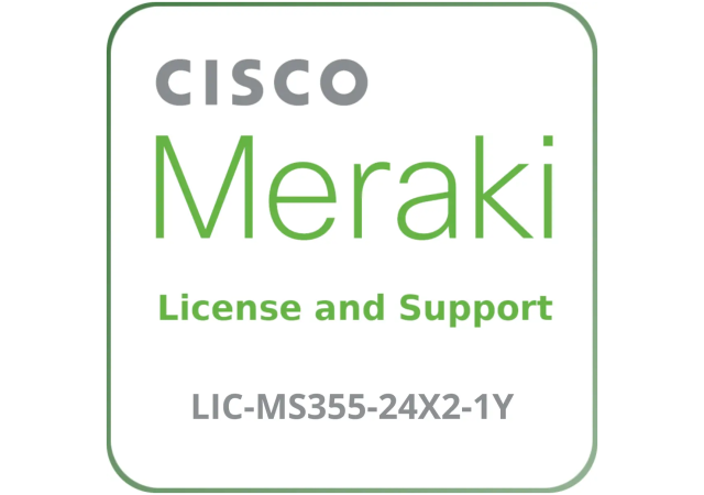 Cisco Meraki LIC-MS355-24X2-1Y - License and Support Service