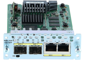 Cisco NIM-2GE-CU-SFP= - Interface Module