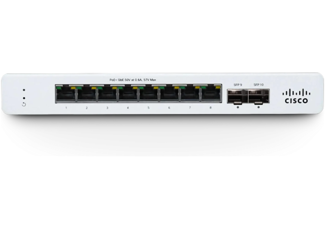 Cisco Meraki MS130-8P-I-HW - Compact PoE Switch