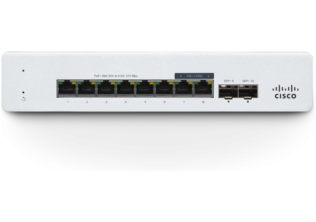 Cisco Meraki MS130-8X-HW - Compact PoE Switch