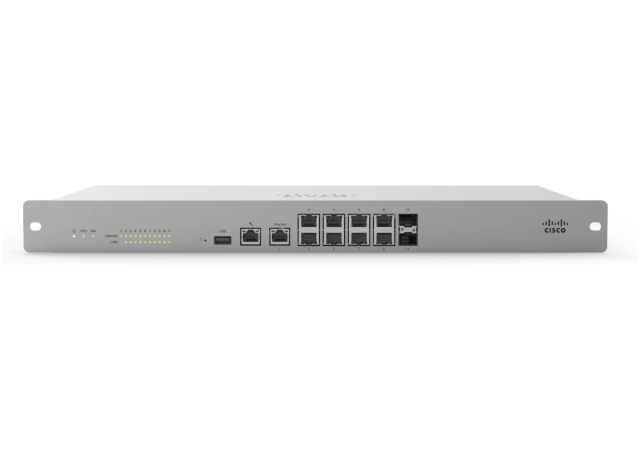 Cisco Meraki MX100-HW MX100 Cloud Managed Security Appliance - Hardware Firewall