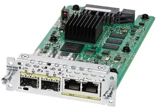 Cisco NIM-2GE-CU-SFP - Interface Module